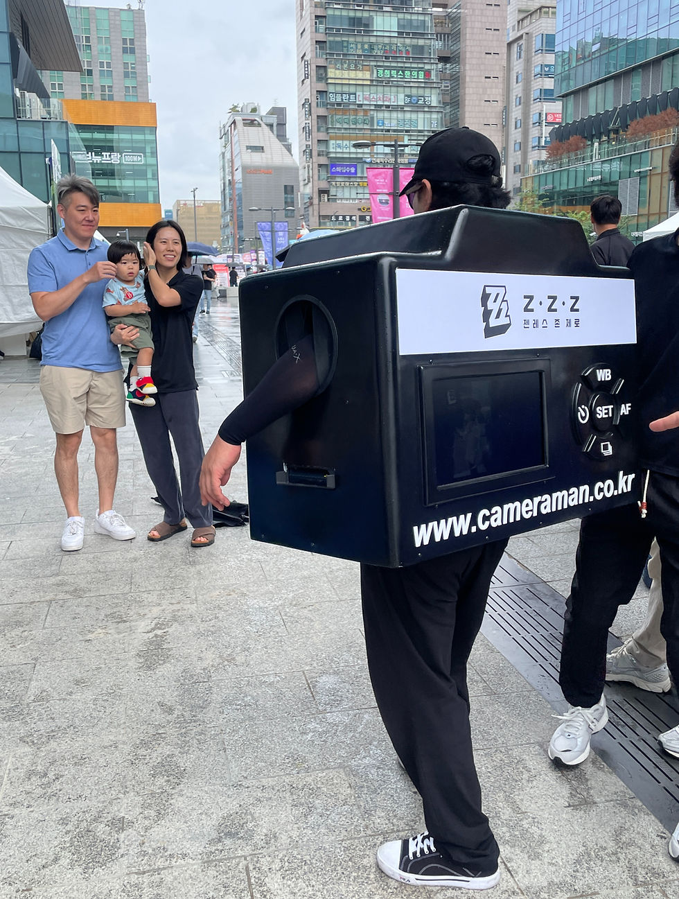 캐릭터 카메라맨 행사 촬영 | 즉석 인화 포토존 | Cameraman