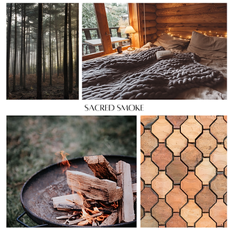 sacred smoke mood board scent story