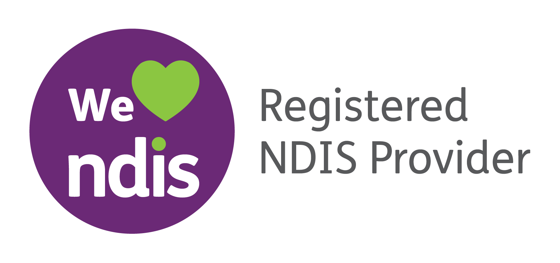 We heart NDIS, Registered NDIS Provider