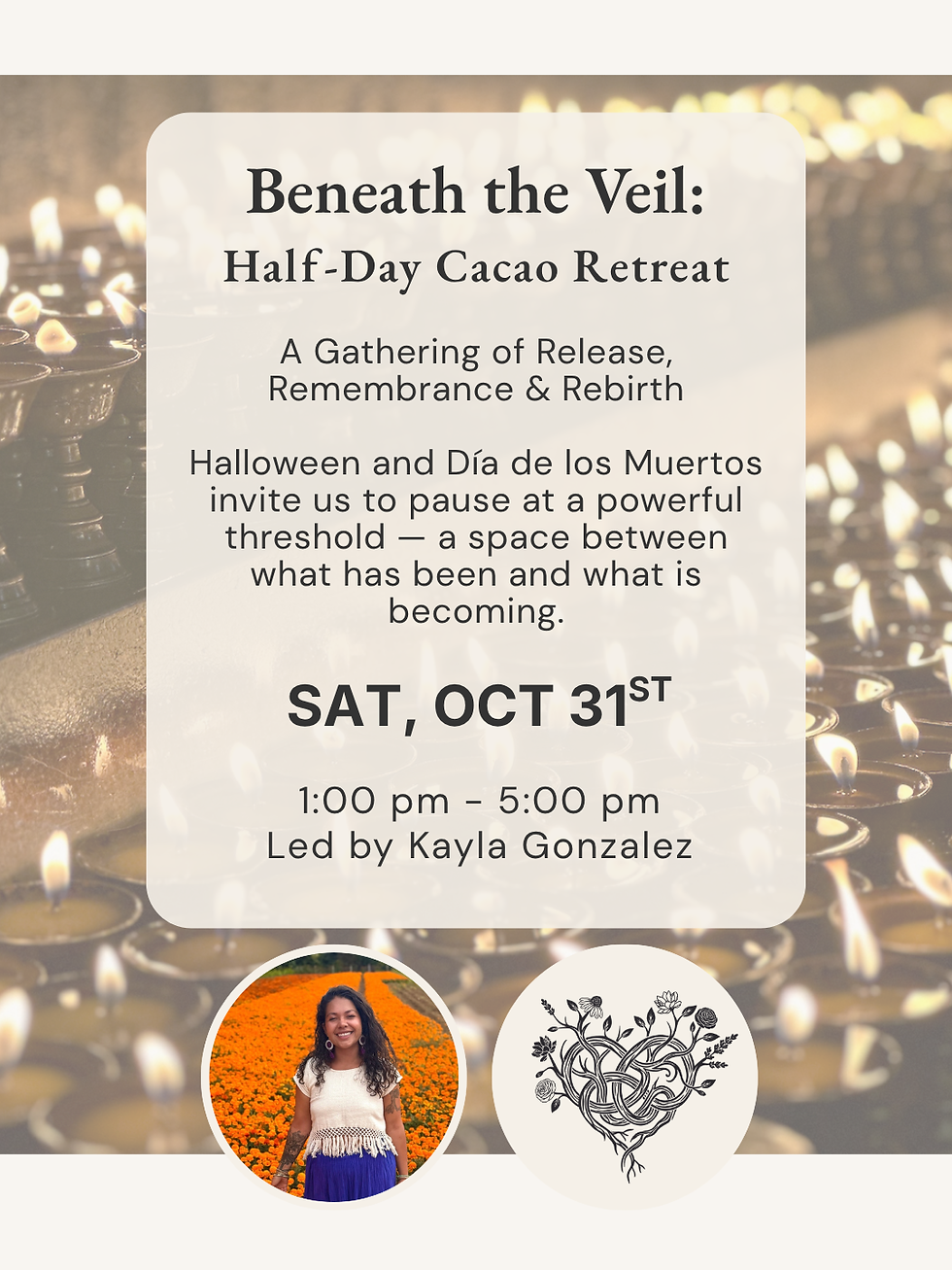 Beneath the Veil: Half-Day Cacao Retreat