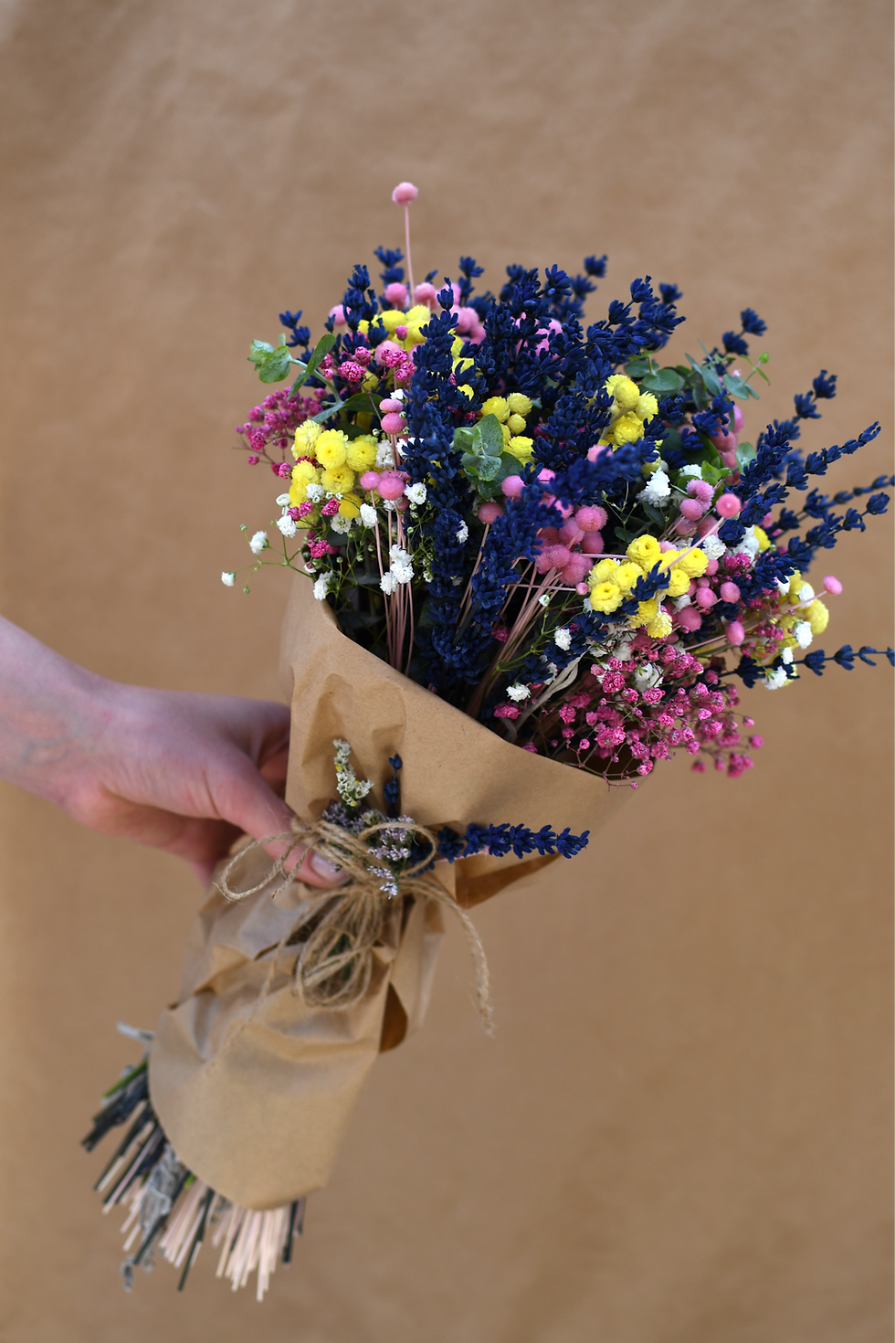 Miniatura: Bouquet preservat de lavanda i flors liofilitzades