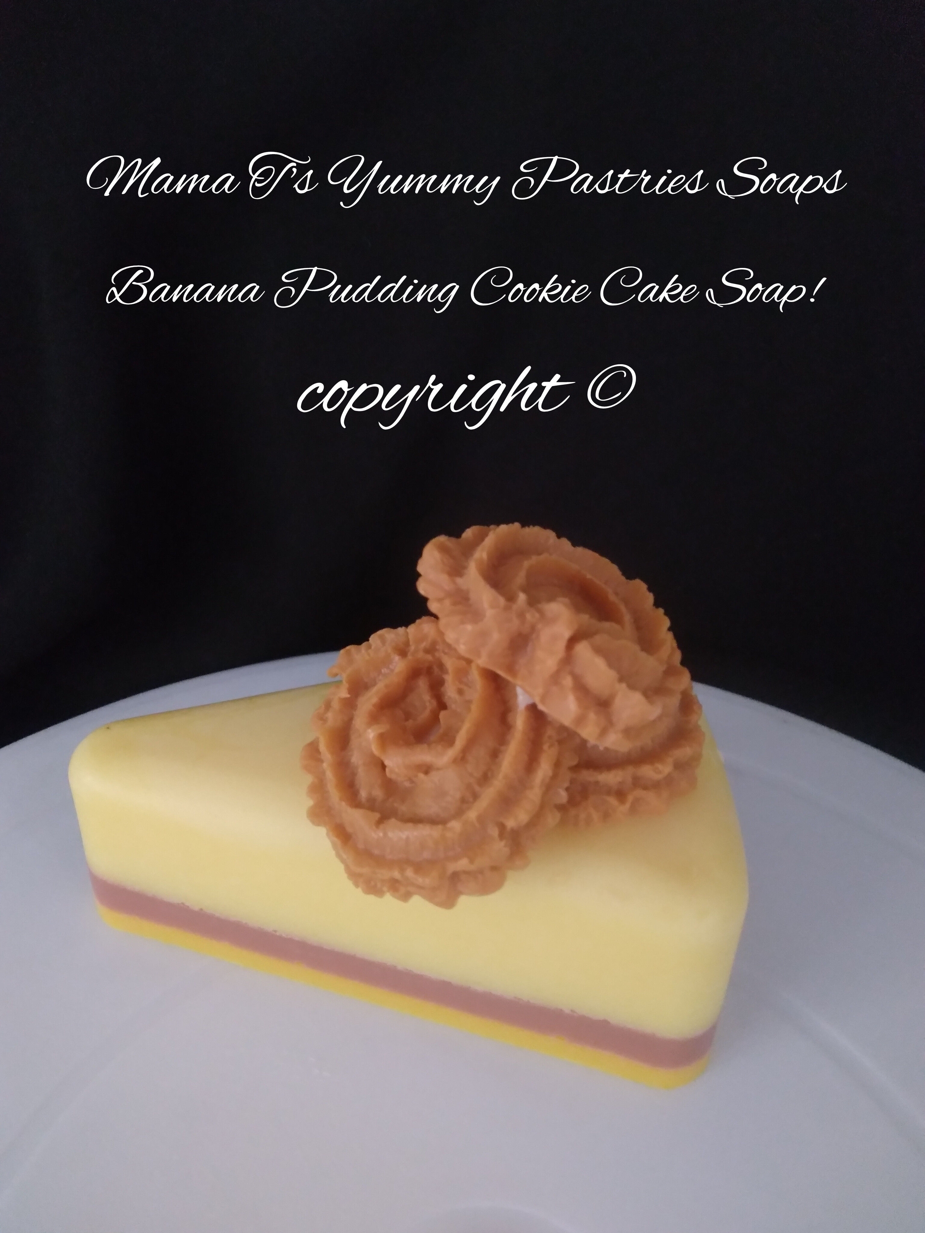 Banana Pudding Cookie Cake Soap!