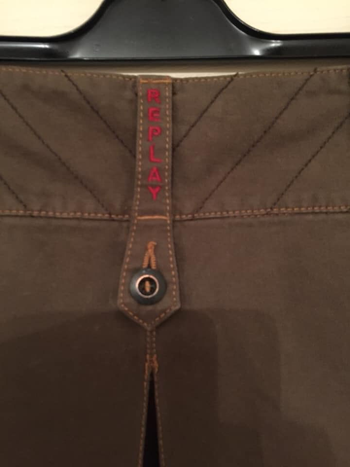 Miniature : Belle jupe d’hiver kaki de marque Replay Ref VF17012110