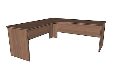 Corner Workstation - 1 x Pce - Curved Keyboard - COLOURED.jpg