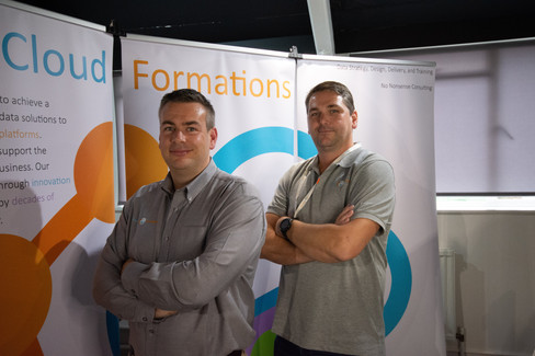 Paul and Dan at the booth