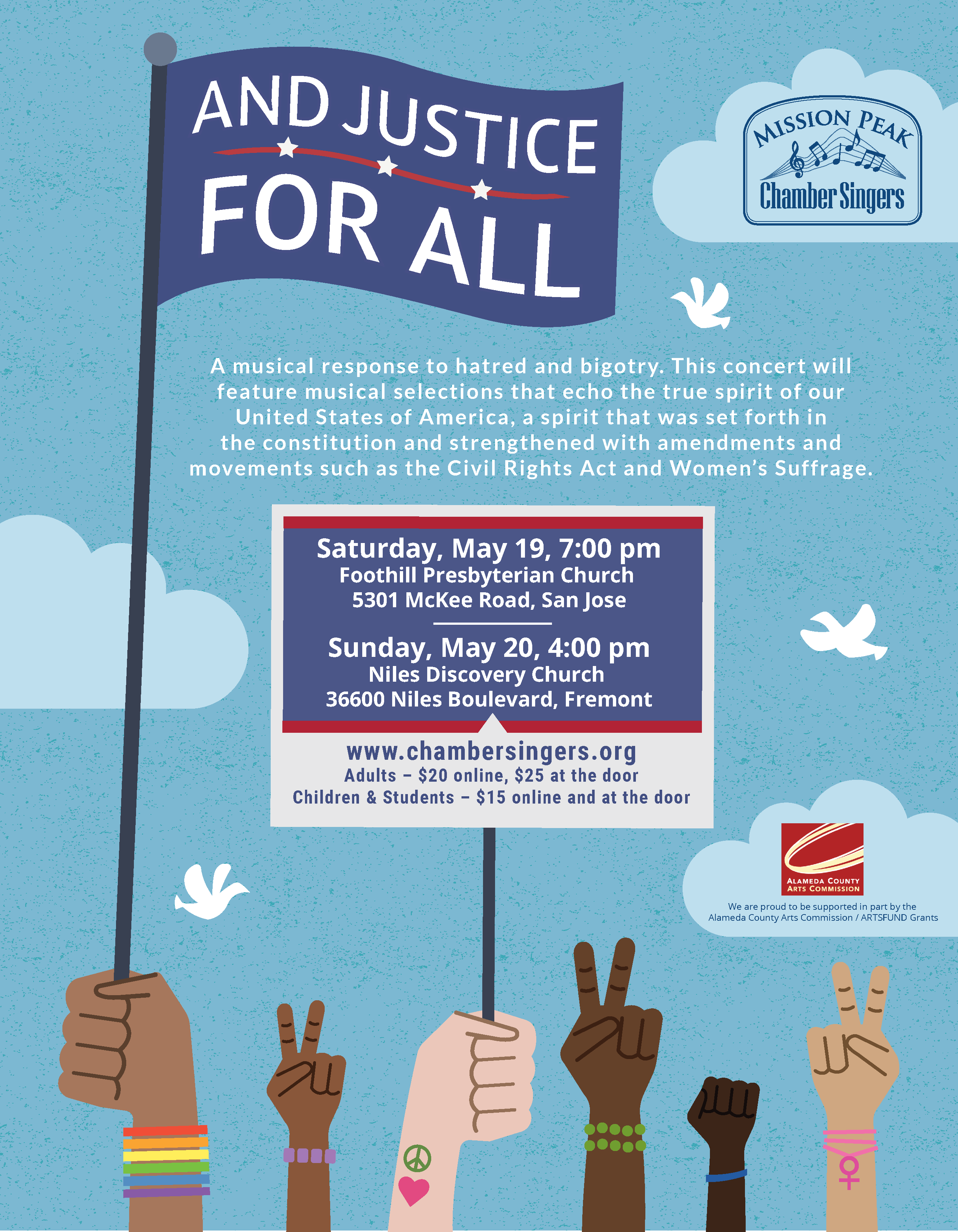 And Justice for All Event Poster