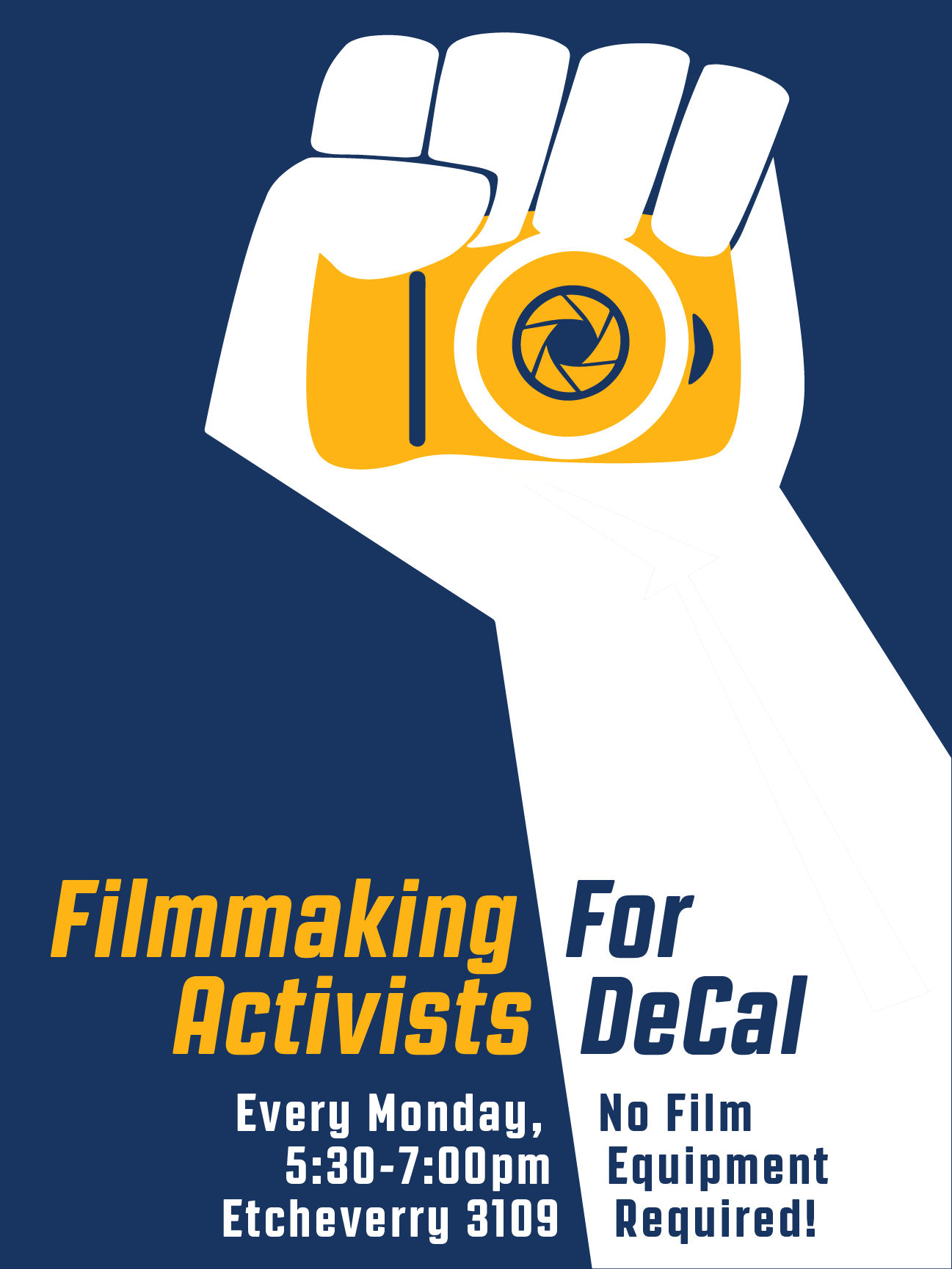 Filmmaking For Activists (Spring Ad)