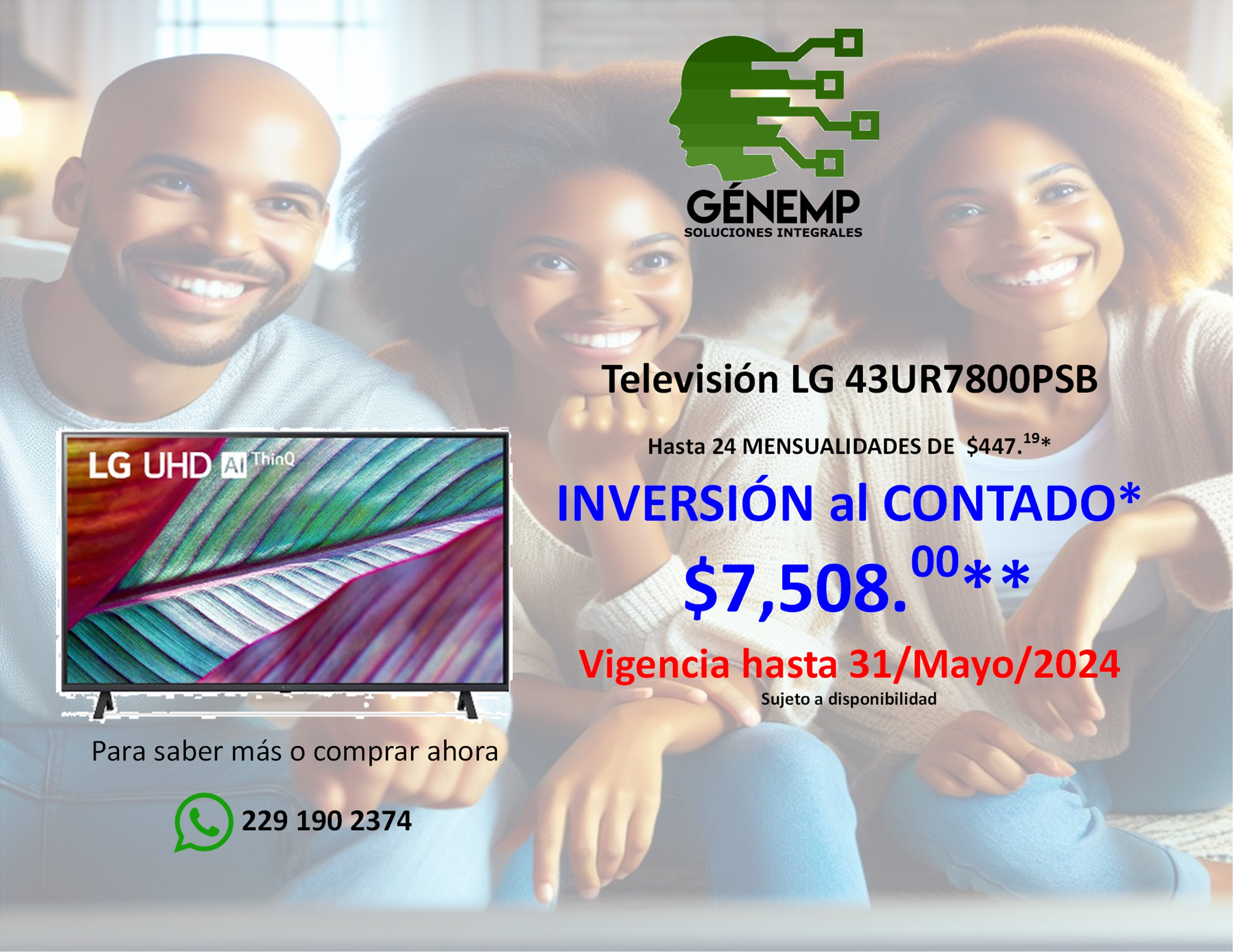 Television LG 43UR7800PSB