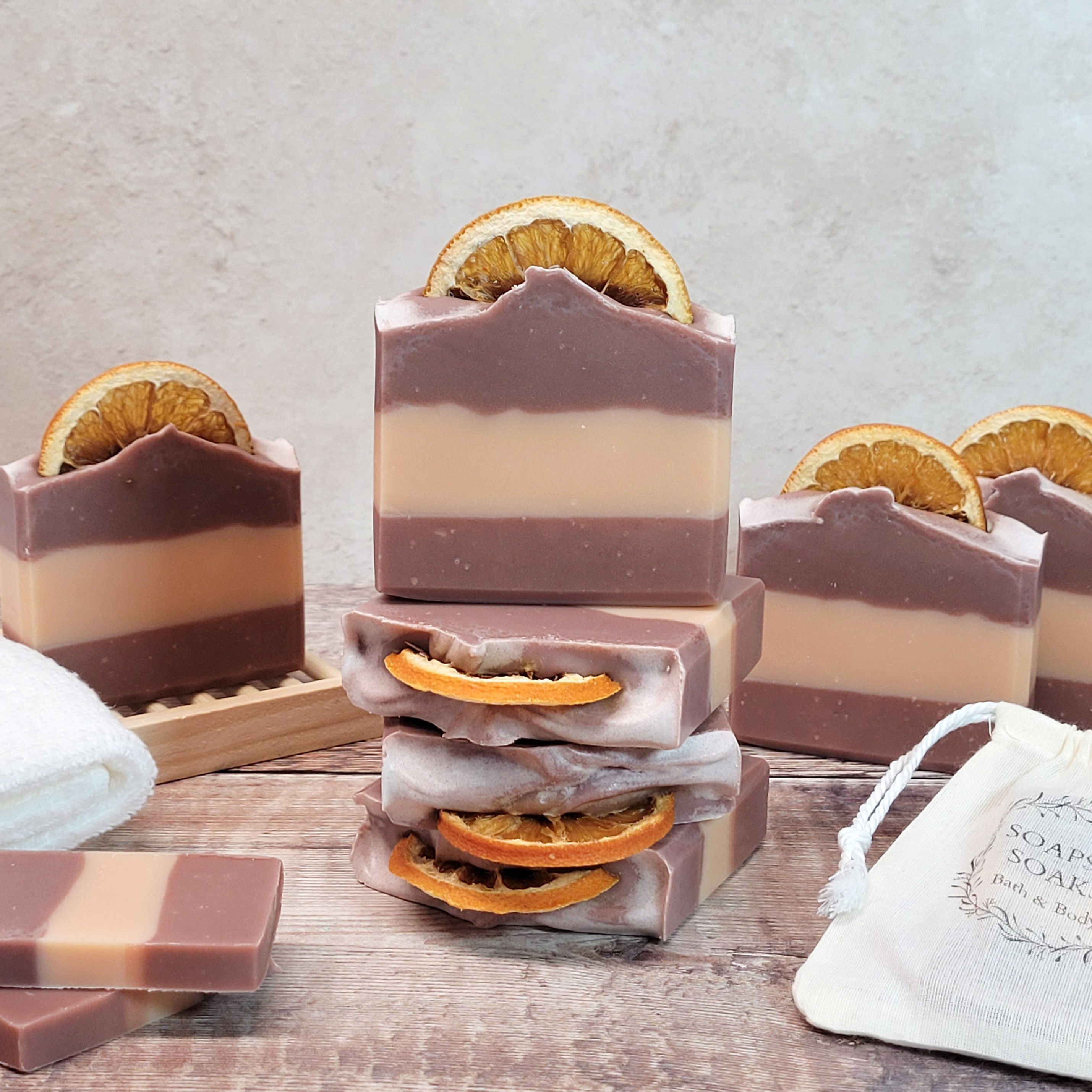 Handmade Soaps | Brazilian Orange & Chilli Cocoa.
