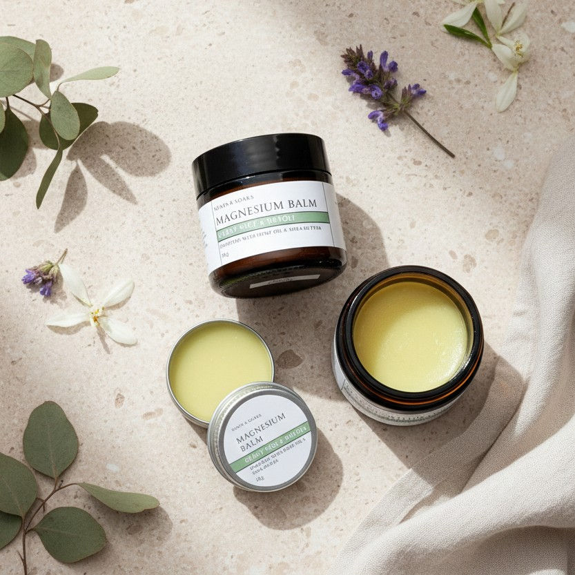 Thumbnail: Magnesium balms | Clary sage and neroli. 