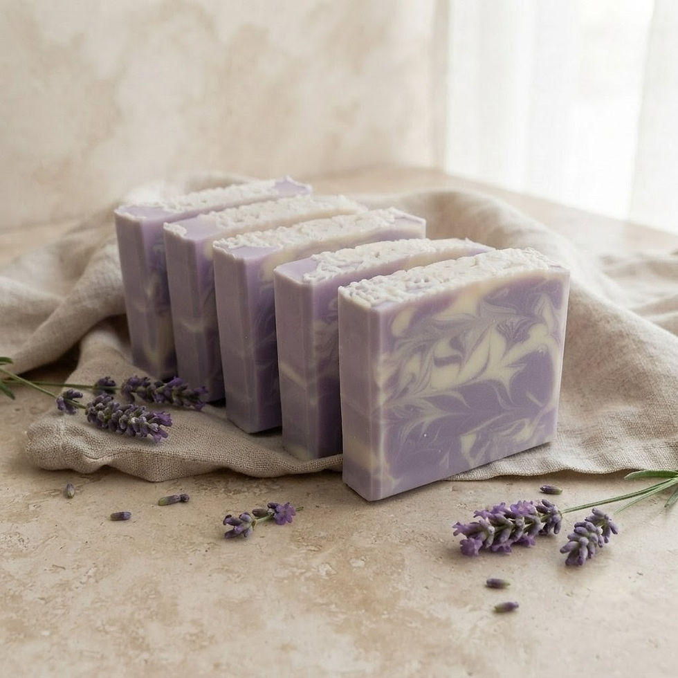 Thumbnail: Handmade Lavender Soap Bar.