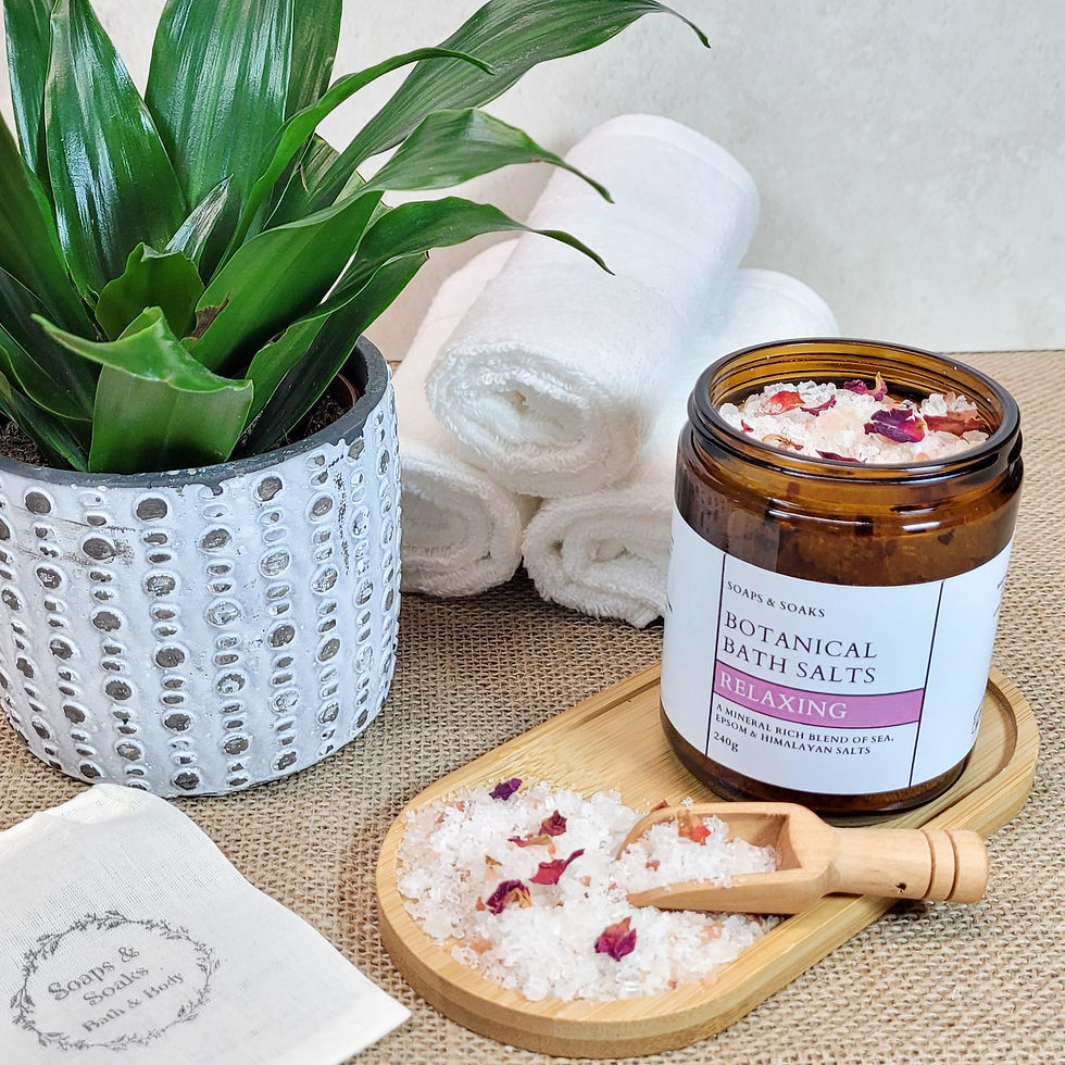 Relaxing Bath Salts | Rose Geranium.