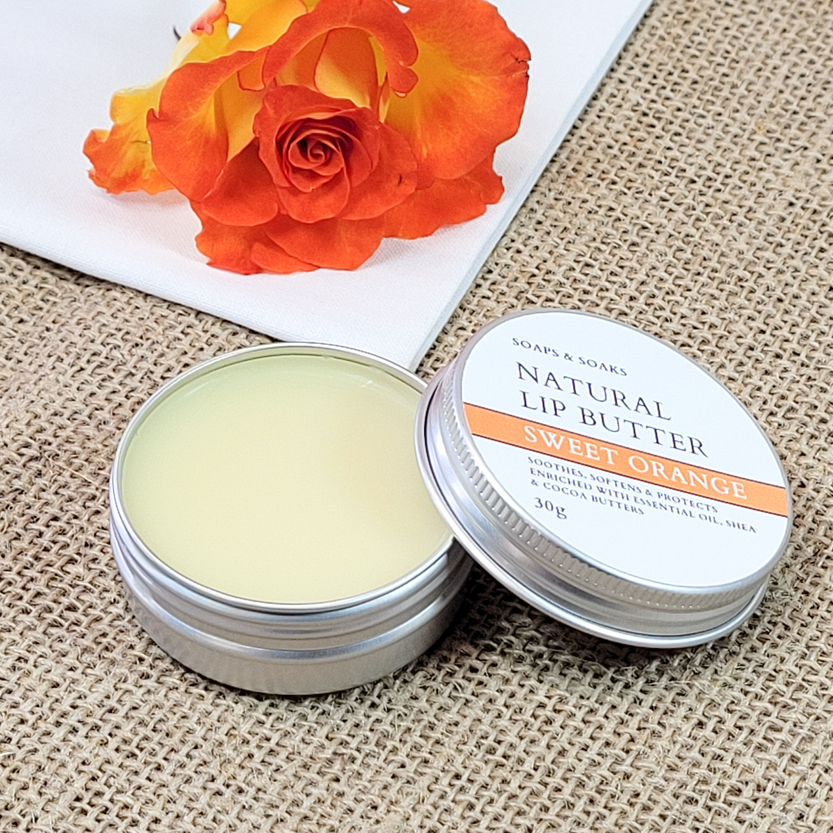 Shea Butter Lip Balm | Sweet Orange.