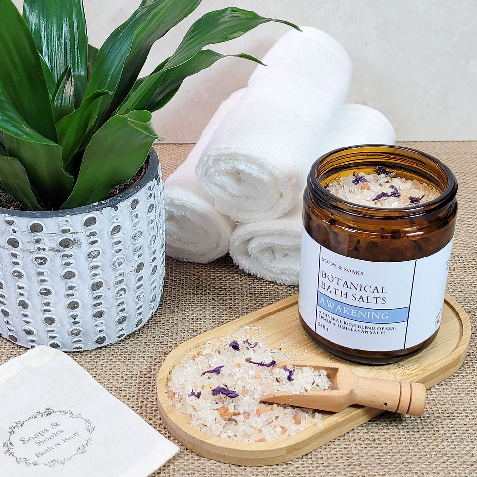 Awakening Bath Salts | Peppermint and Eucalyptus.