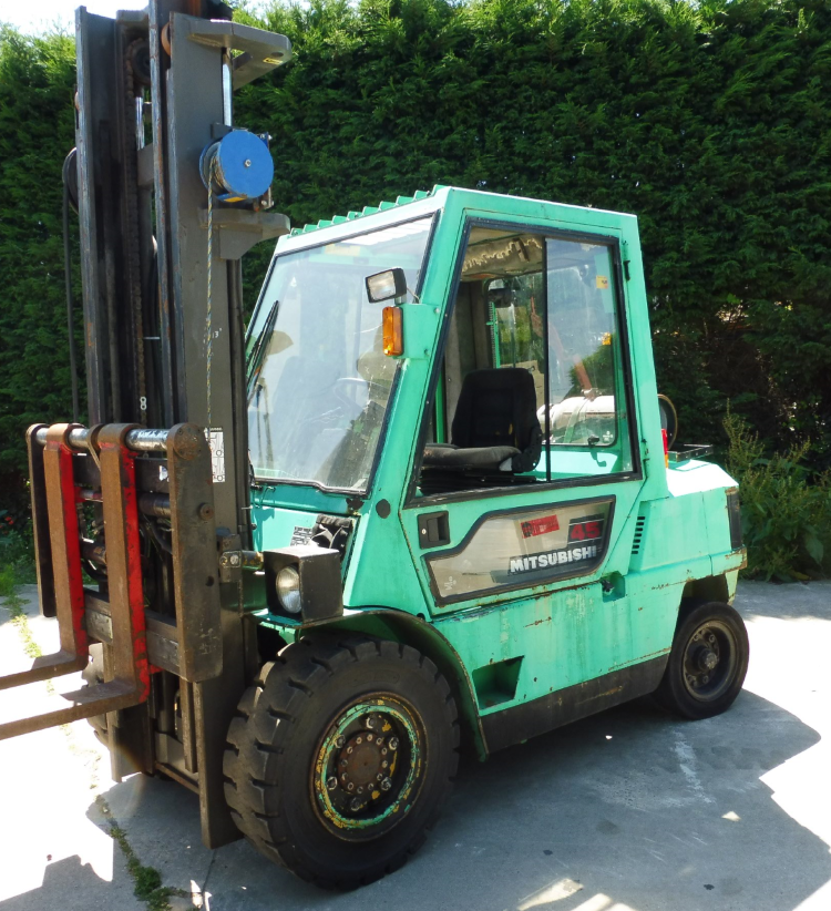 Thumbnail: Mitsubishi 4.5 ton duplex mast met sideshift