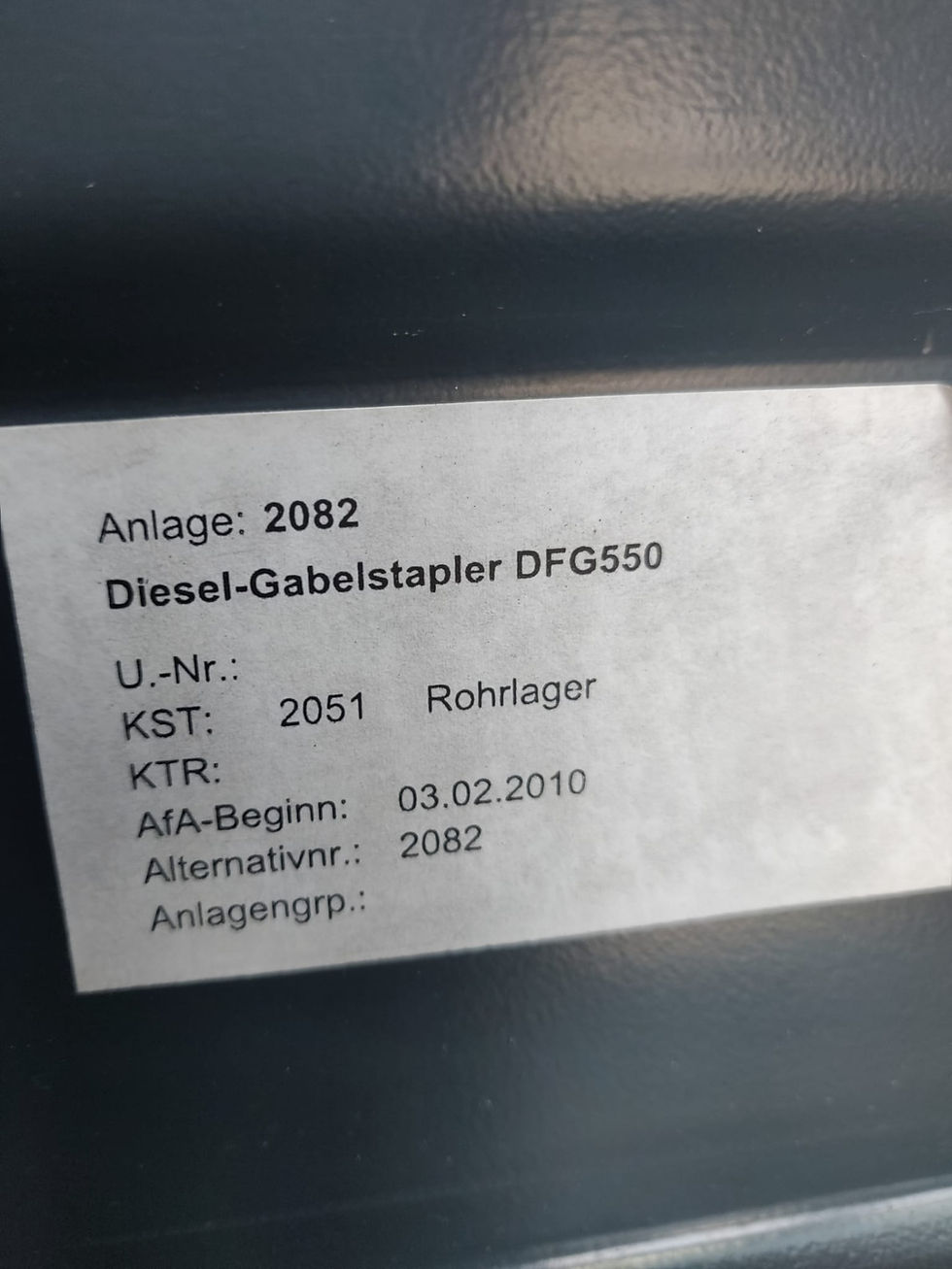 Thumbnail: JUNGHEINRICH 5.5 TON DUPLEX DIESEL