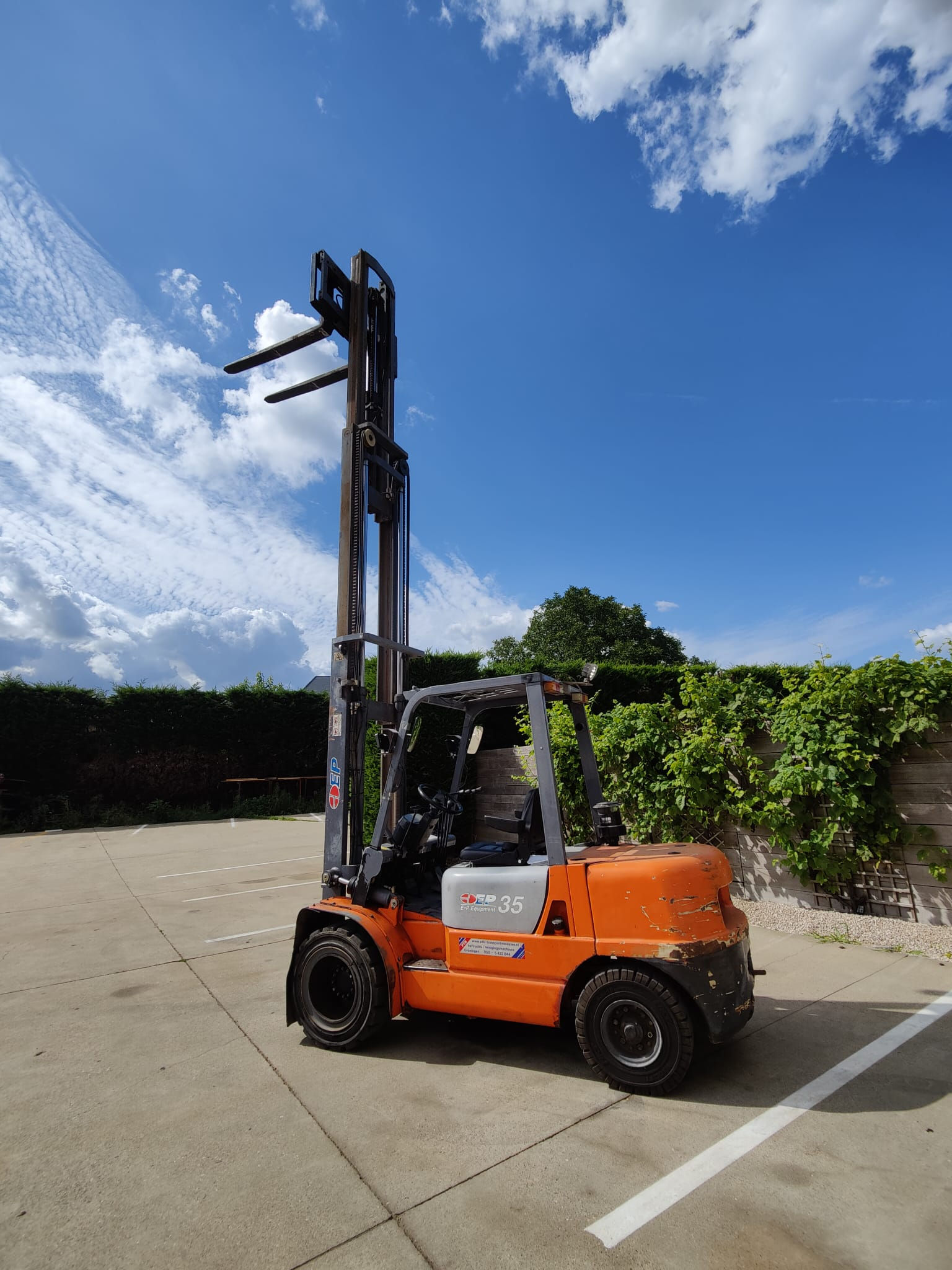 EP 3.5 TON DIESEL HEFTRUCK MET SIDESHIFT
