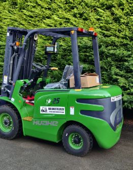 Thumbnail: Huahe elektrische heftruck  2.5 ton met sideshift, triplex en 4de hendel