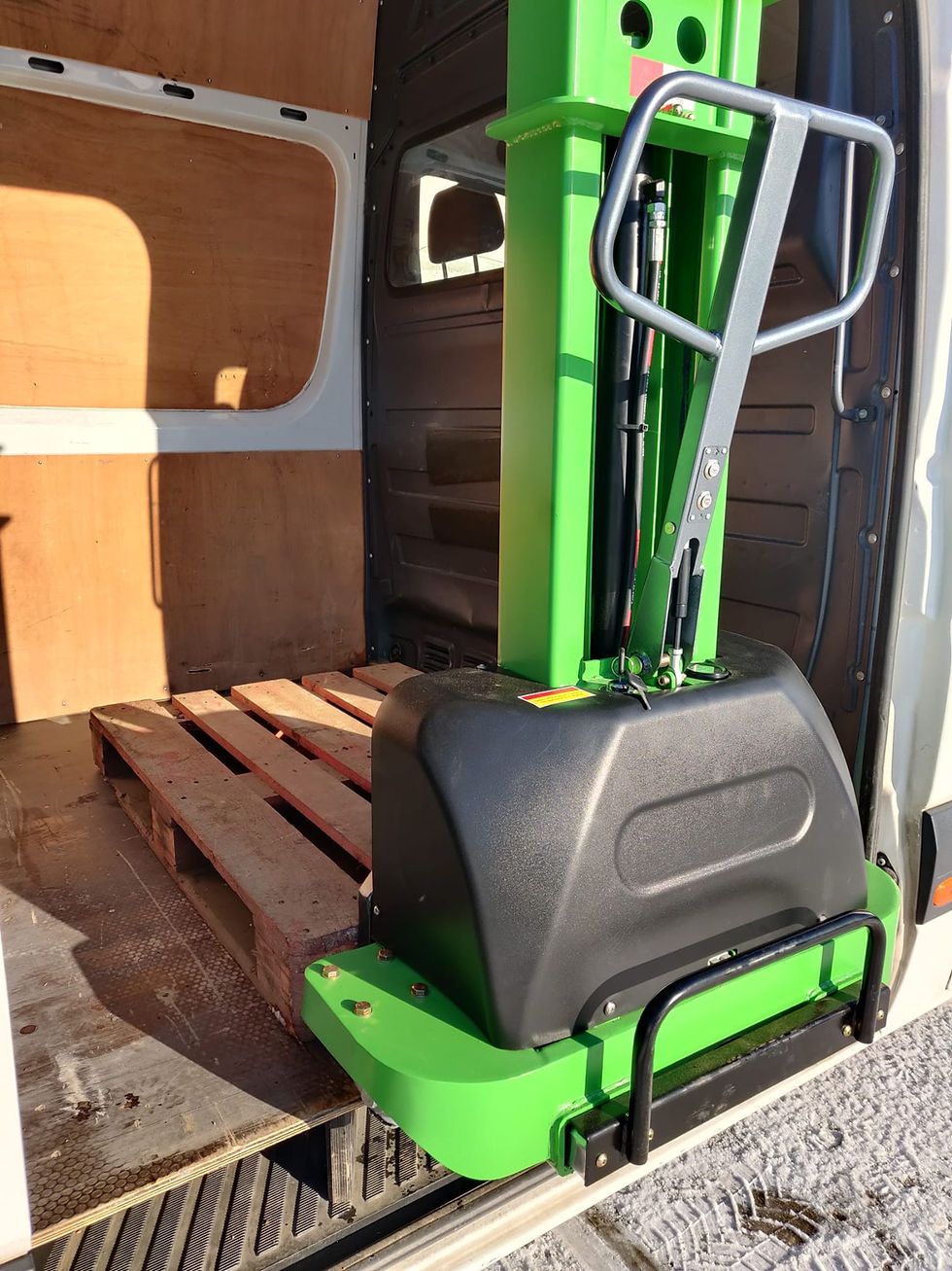 Thumbnail: meeneem reachtruck palletwagen