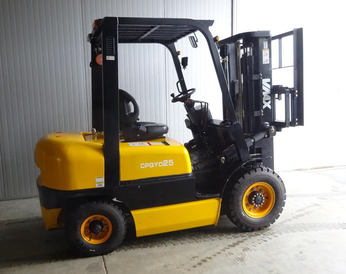 Vmax lpg 2.5 ton 3 meter duplex mast met vrije heffing