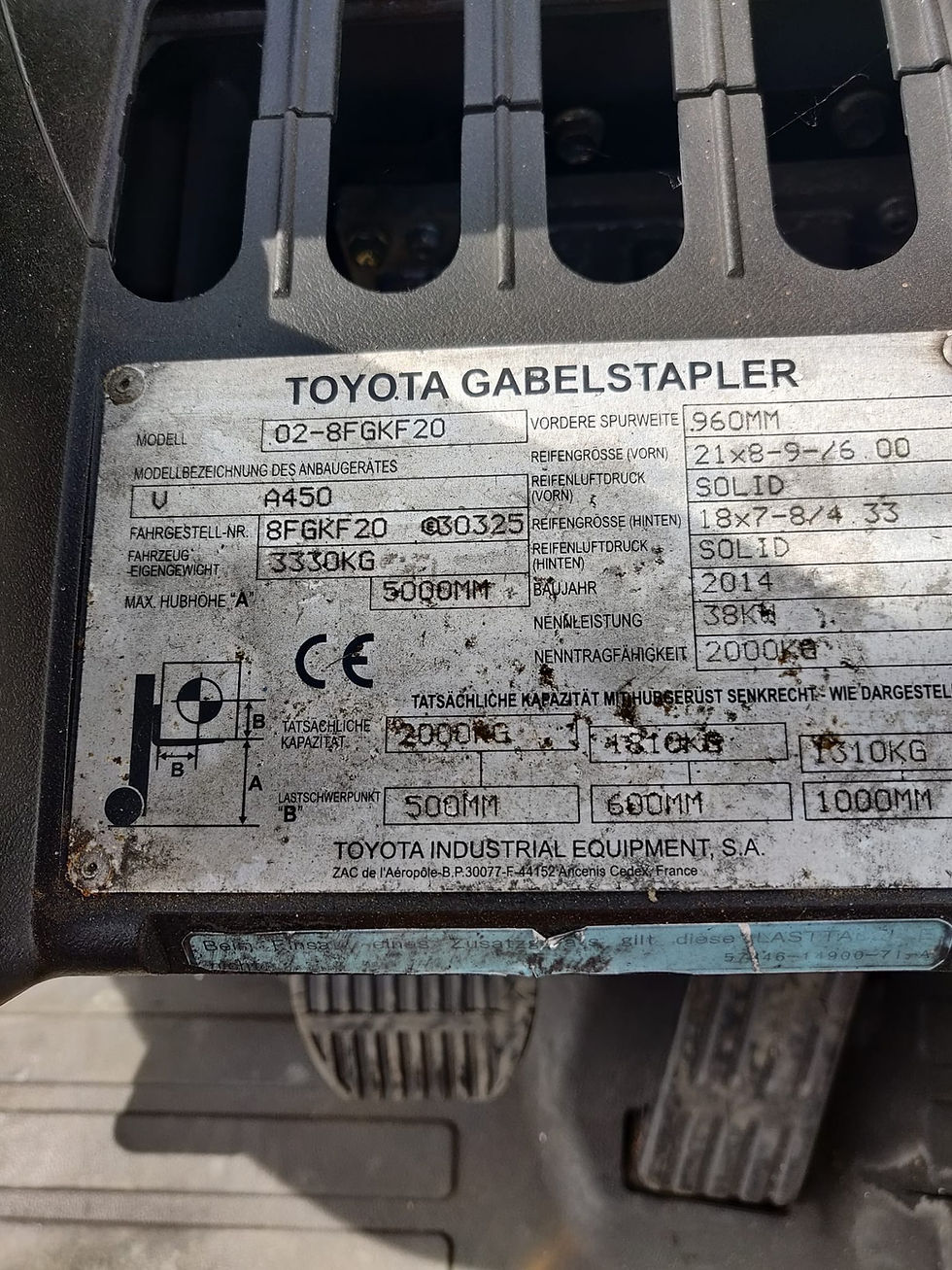 Thumbnail: TOYOTA 2 TON GAS SIDEHIFT