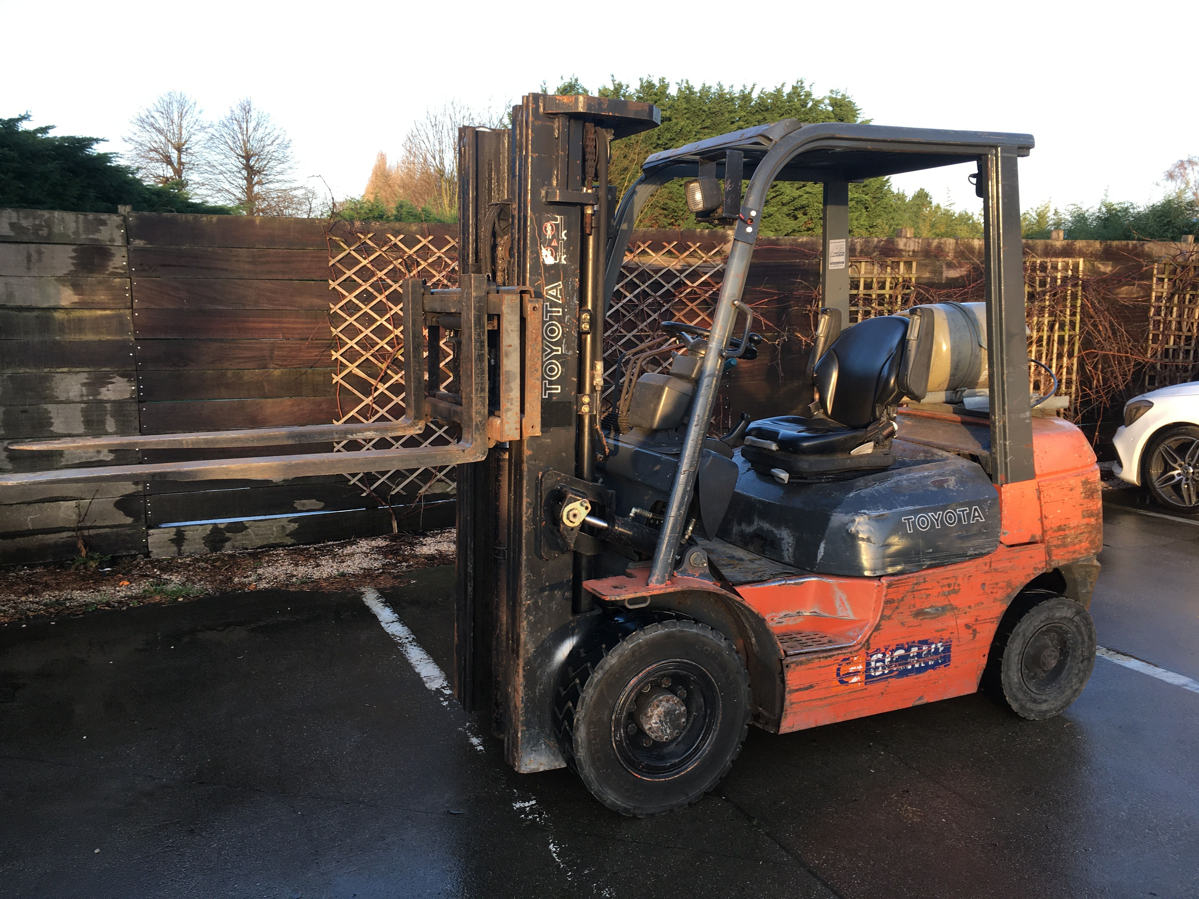 Toyota LPG 2.5 ton met sideshift