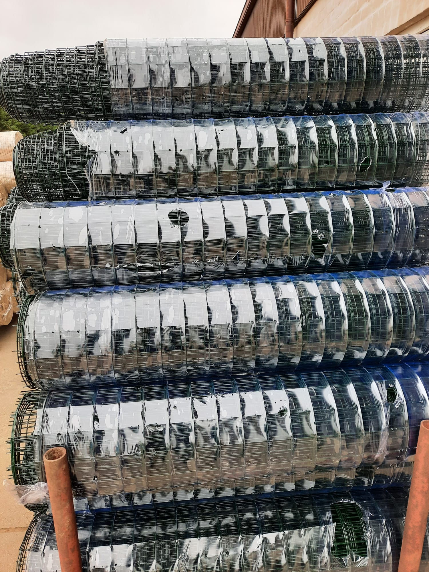 Rol geplastificeerde draad geschikt voor kippenomheining