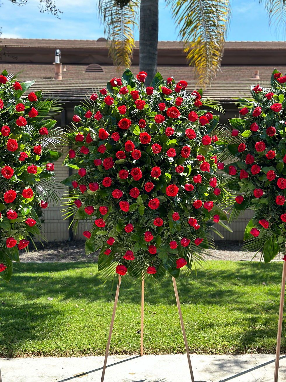 Thumbnail: All Roses jumbo Casket Spray