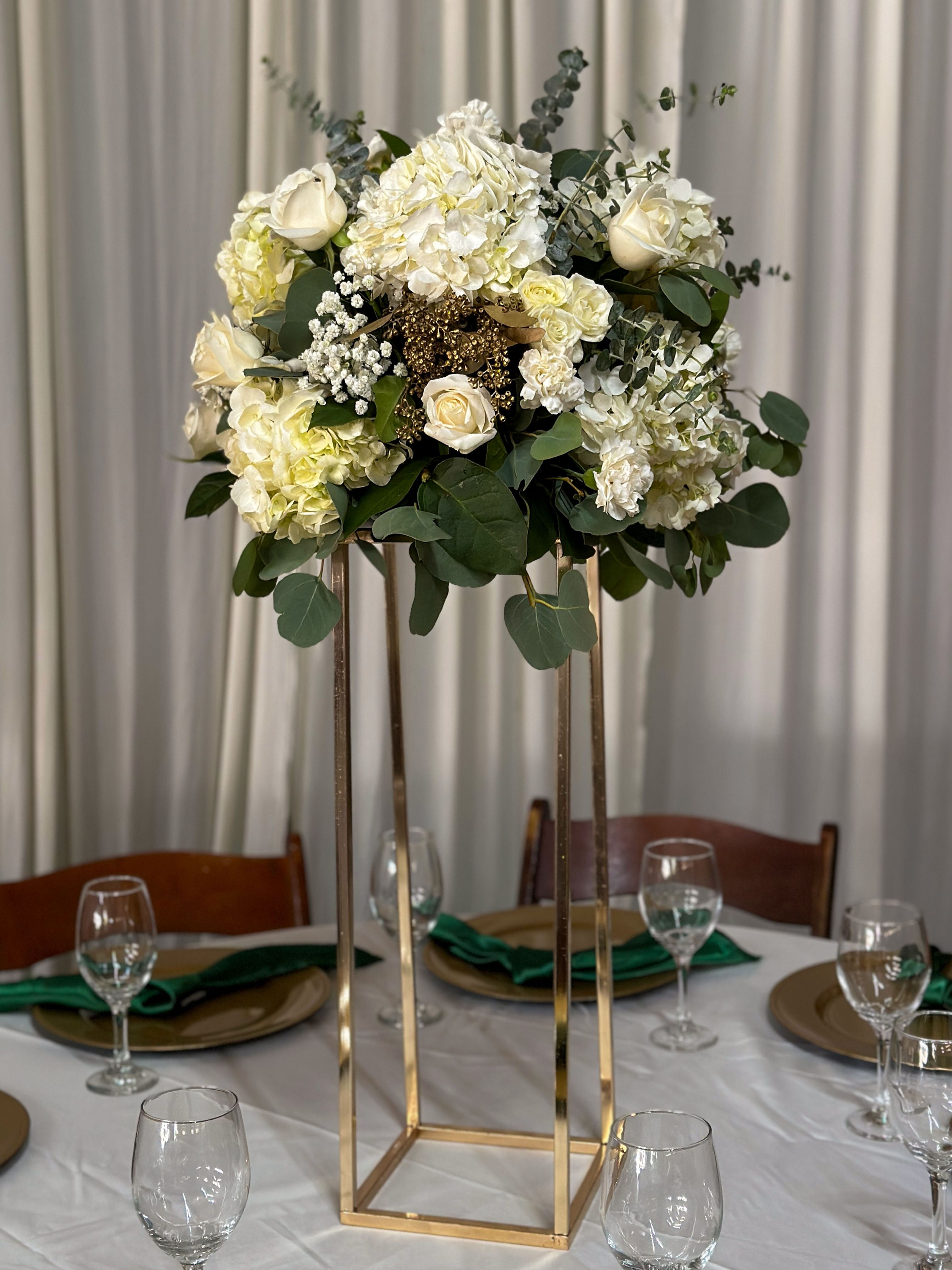 Golden Grace Floral Centerpiece