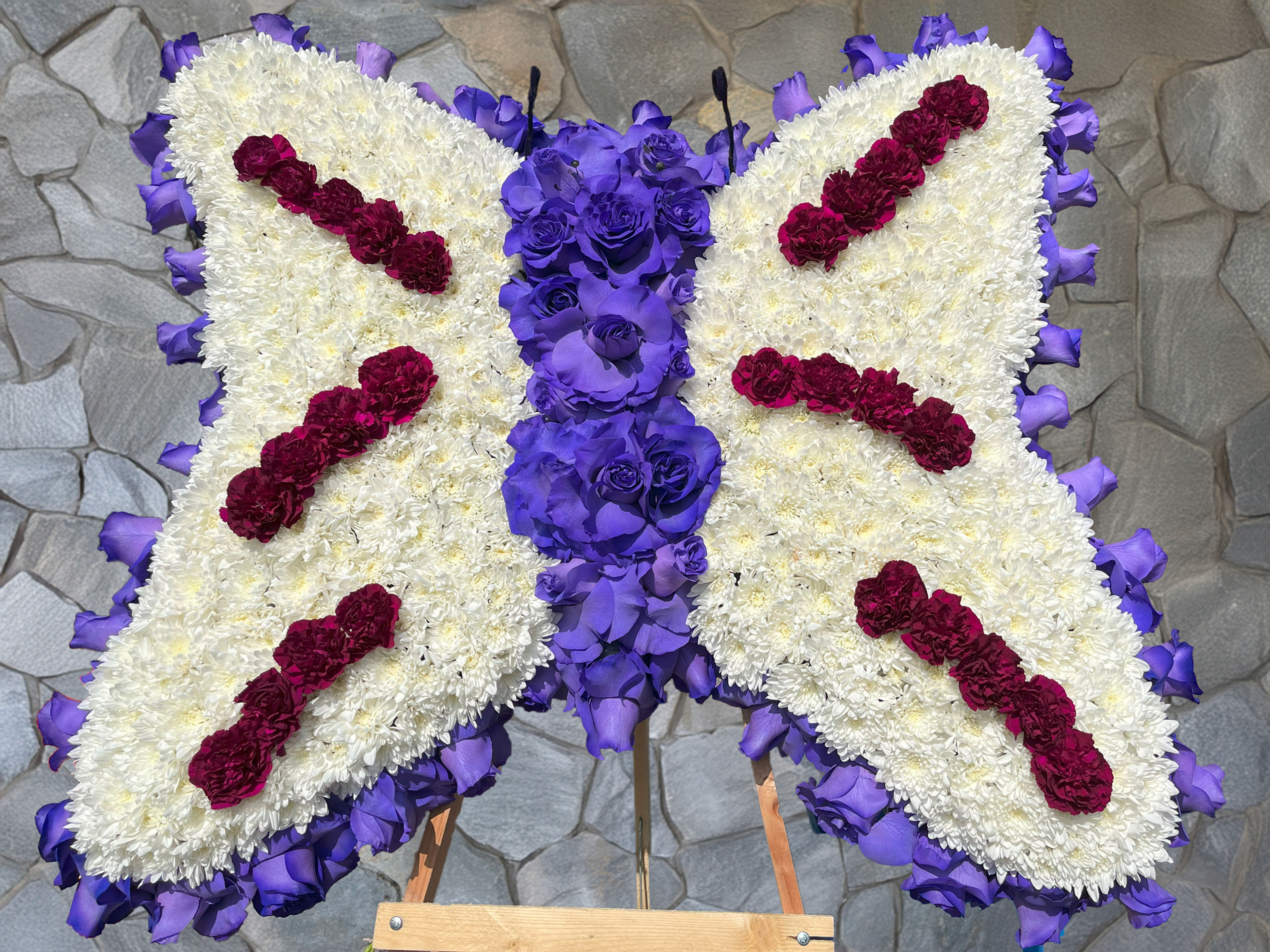 Butterfly of Serenity Funeral Floral Arrangement