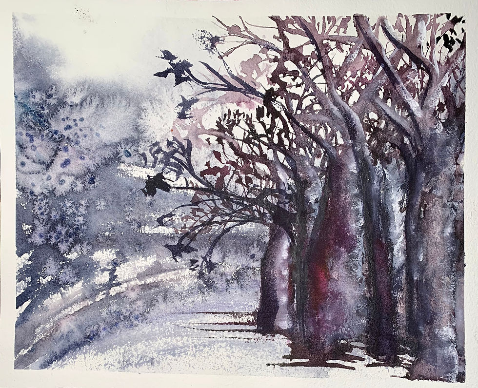 Miniature : When the Evening Shadows Fall