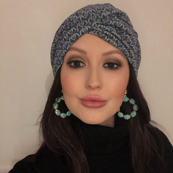 Thumbnail: Rose Liberty Jersey Chemo Hat (multiple prints)