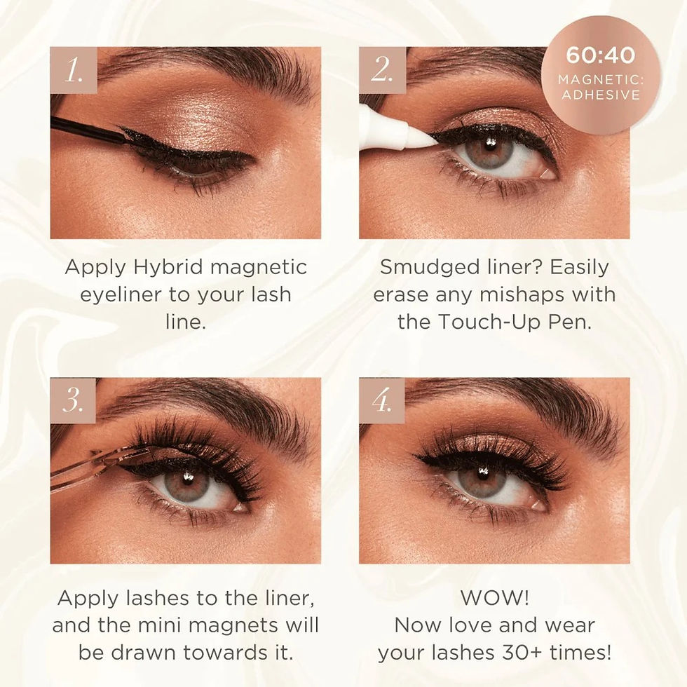 Thumbnail: Magnetic False Eyelashes Starter Kit - Sapphire