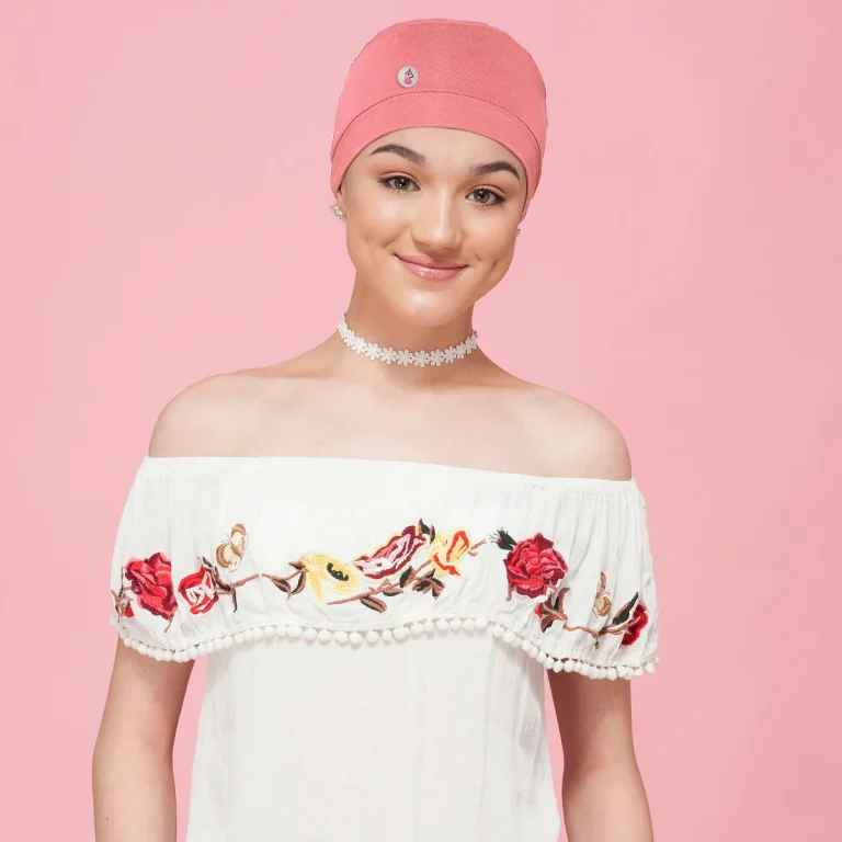 Children's Coral Chemo Hat