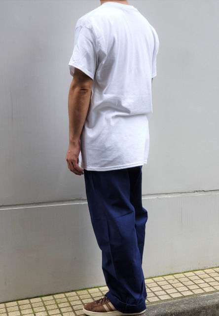 サムネイル： デッドストック　ミリタリー　パンツ　紺　NAVY　イタリア