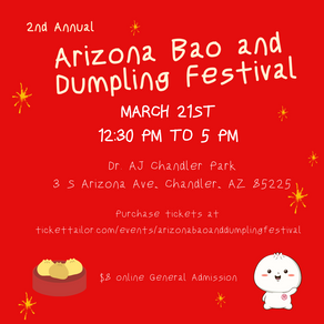 Time to Bao Down at the Arizona Bao and Dumpling Festival!