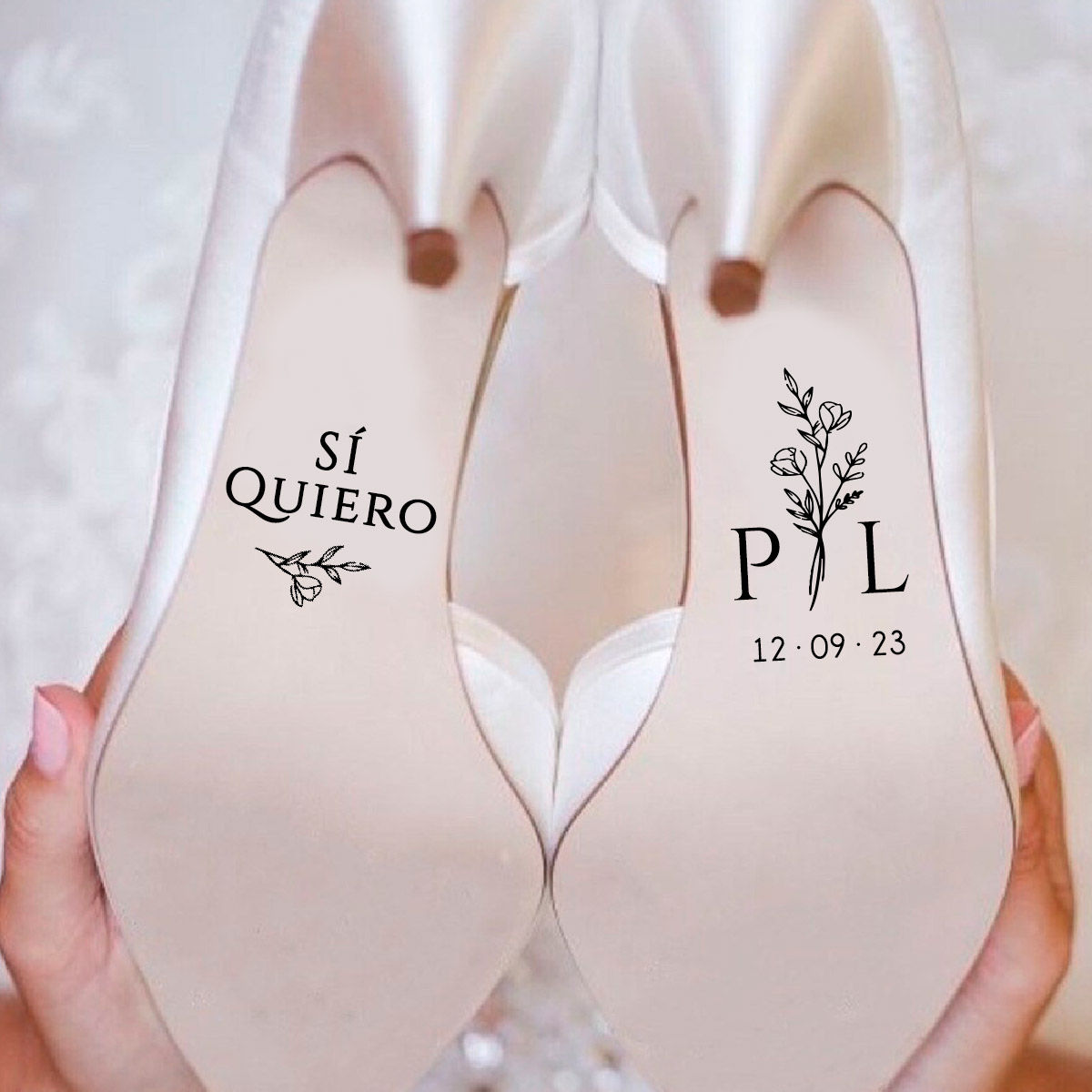 Pegatinas para zapato de boda "BOTÁNICO"