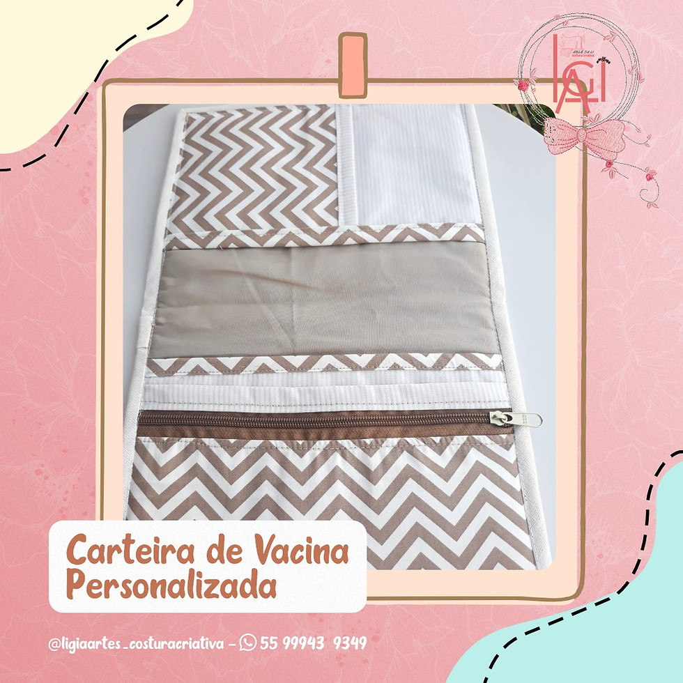 Miniatura: Porta documentos)capa caderneta de vacinação 
