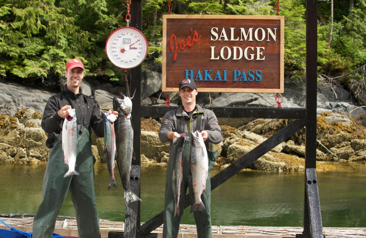 A nice day's catch for Spencer & Gabe