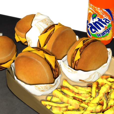 Food Pack (Wrapped Burger & Crinkle Cut Fries)