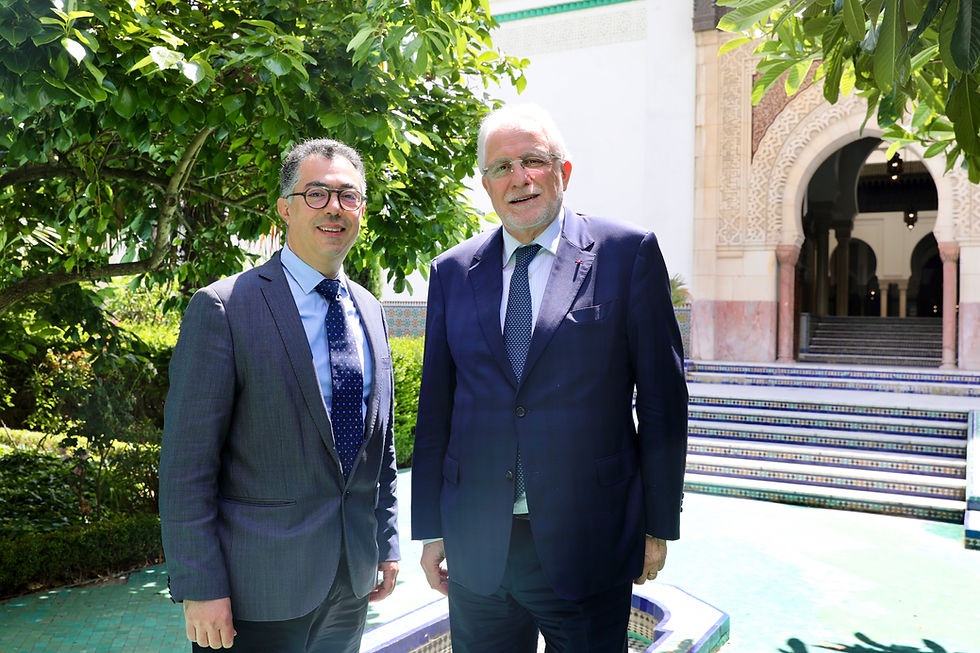 Le recteur reçoit Michel Younès, doyen de la Faculté de théologie de l'Université catholique de Lyon