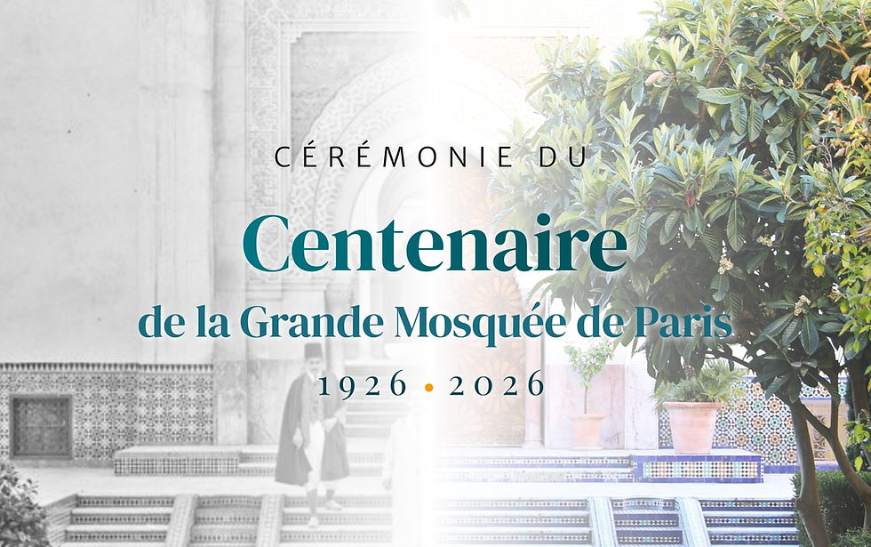 Cérémonie du centenaire de la Grande Mosquée de Paris