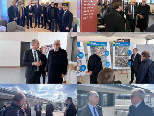 À Meaux, rencontre avec le maire J-F. Copé et les responsables de mosquées