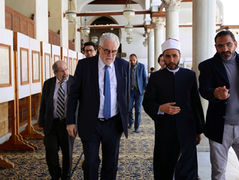 Le recteur et une délégation de la Grande Mosquée de Paris à la Mosquée Al-Azhar au Caire
