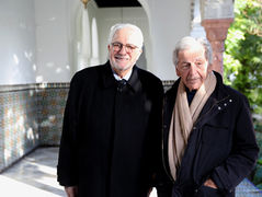 Le recteur échange avec Costa-Gavras