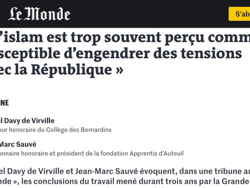 Tribune - "L’islam est trop souvent perçu comme susceptible d’engendrer des tensions avec la République"