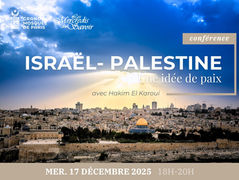 Conférence - "Israël-Palestine, une idée de paix", avec Hakim El Karoui