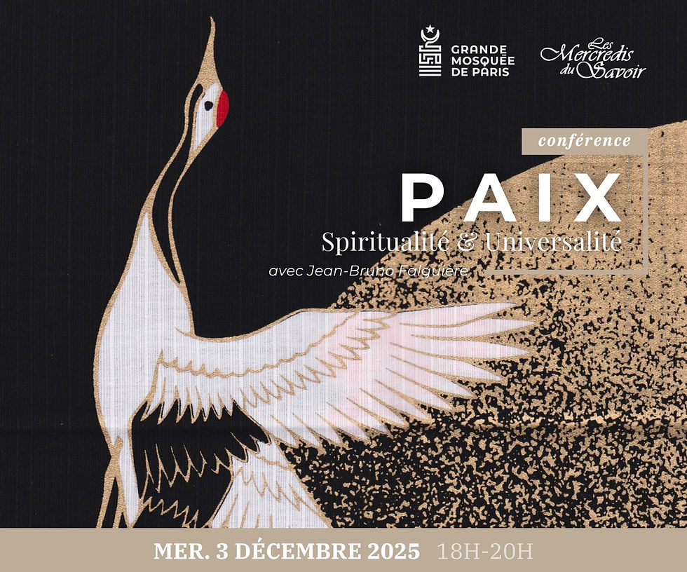 "Paix, Spiritualité et Universalité" avec Jean-Bruno Falguière