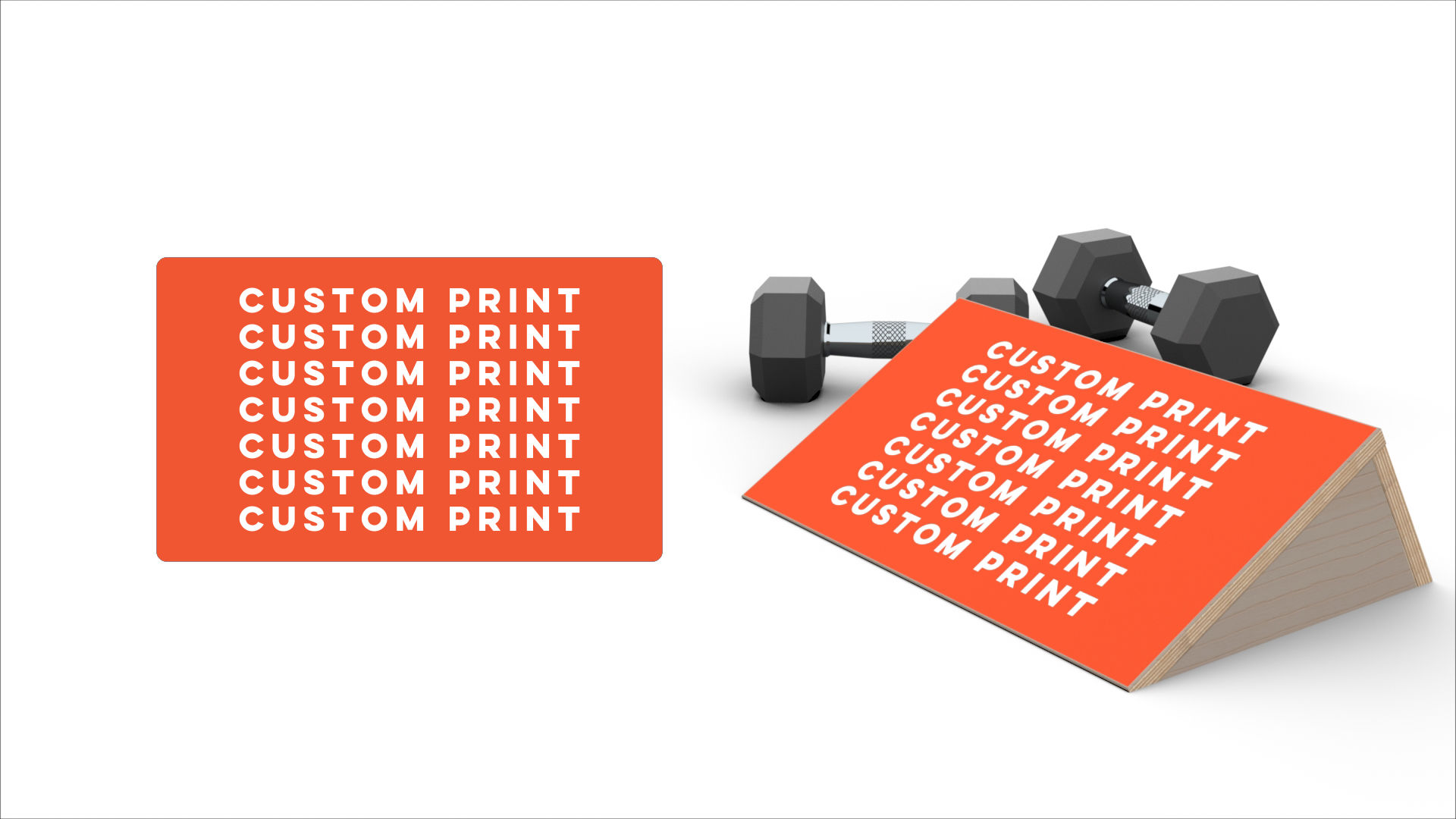 Custom Print Slant Board