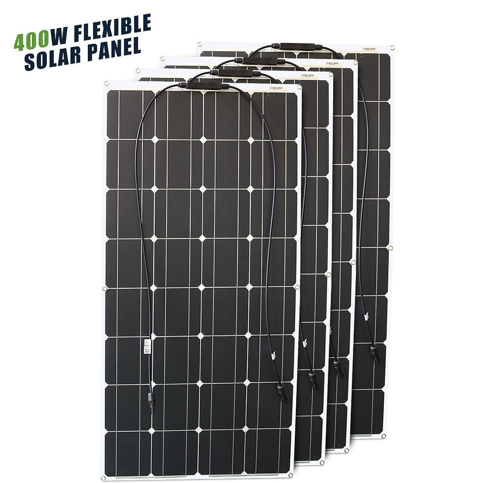 Thumbnail: 12V Flexible Solar Panel 600W 100W 200W 300W 400W 500W Bendable Waterproof 